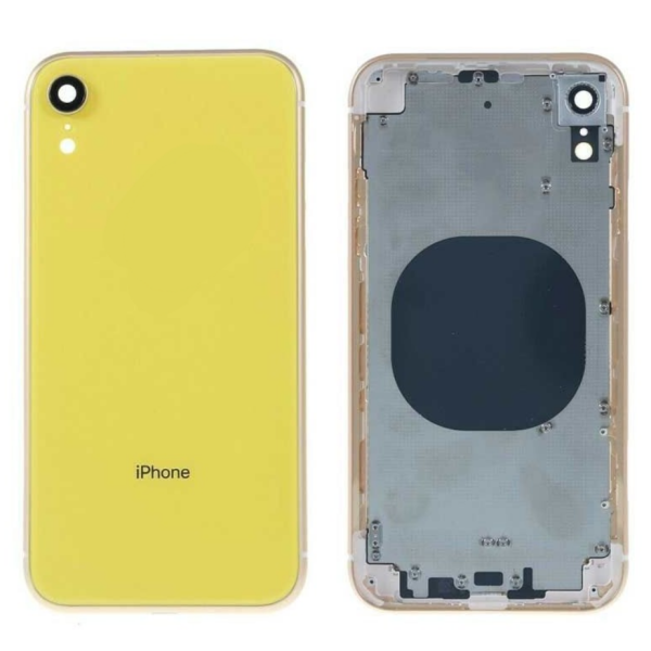 Chasis Con Tapa Trasera Para Iphone Xr Amarilla