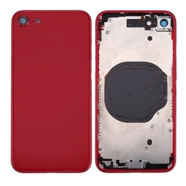 Chasis Con Tapa Trasera Para Iphone Se 2020-Rojo