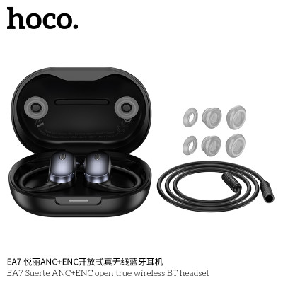 Hoco EA7 Auriculares ANC+ENC Abiertos Bluetooth Con Cuerda Incluida Y Recambios De Almhoadilla