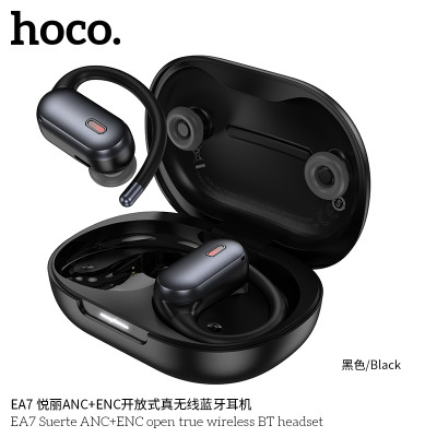 Hoco EA7 Auriculares ANC+ENC Abiertos Bluetooth Con Cuerda Incluida Y Recambios De Almhoadilla