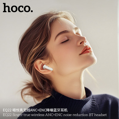 Hoco EQ22 Auriculares TWS Con Cancelacion De Ruido ANC + ENC 7h