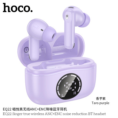 Hoco EQ22 Auriculares TWS Con Cancelacion De Ruido ANC + ENC 7h