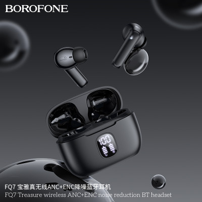 Borofone FQ7 Auriculares TWS BT Con Cancelacion De Ruido ANC+ENC 7h