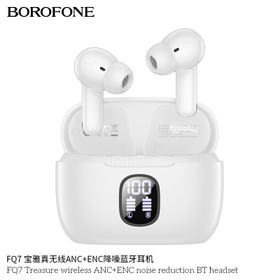 Borofone FQ7 Auriculares TWS BT Con Cancelacion De Ruido ANC+ENC 7h