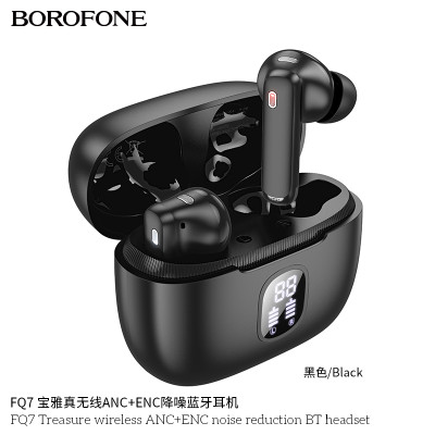 Borofone FQ7 Auriculares TWS BT Con Cancelacion De Ruido ANC+ENC 7h