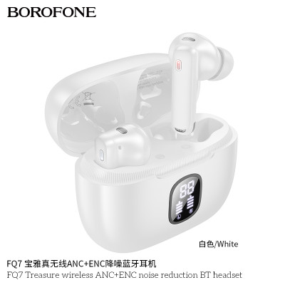 Borofone FQ7 Auriculares TWS BT Con Cancelacion De Ruido ANC+ENC 7h