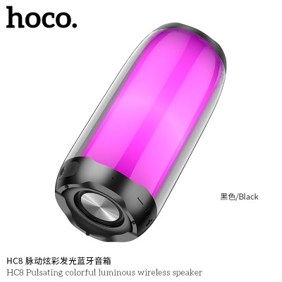 Hoco Hc8 Altavoz Inalámbrico Luminoso Colorido Pulsante