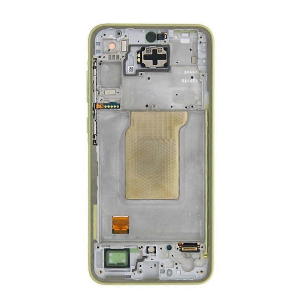 Pantalla Completa Original Servicepack Para Samsung A35 5G / A356 Con Marco Amarillo