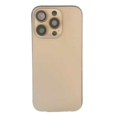 Chasis Con Tapa Trasera Para Iphone 16 Pro Max Oro Chasis Con Tapa Trasera Para Iphone 16 Pro Max Oro