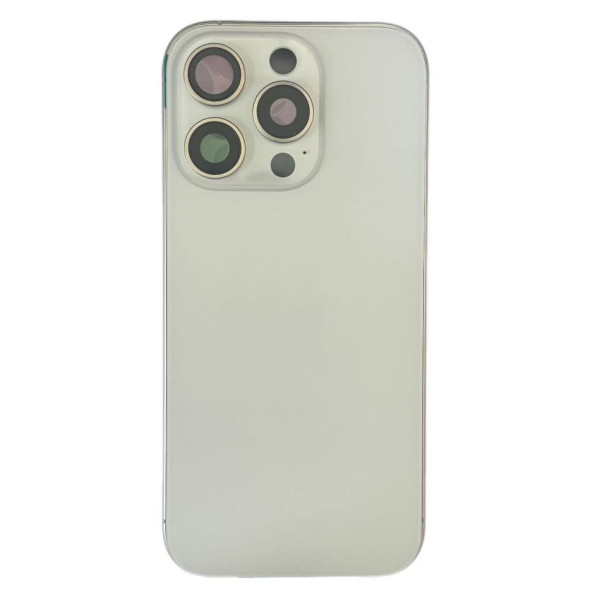 Chasis Con Tapa Trasera Para Iphone 16 Pro Blanco