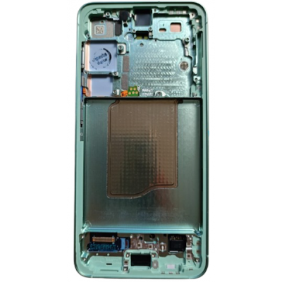 Pantalla Completa Original Servicepack Para Samsung S25 /S931 Con Marco Verde Pantalla Completa Original Servicepack Para Samsung S25 /S931 Con Marco Verde
