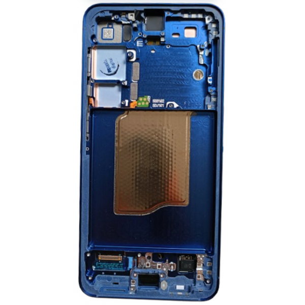Pantalla Completa Original Servicepack Para Samsung S25 /S931 Con Marco Azul