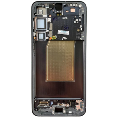 Pantalla Completa Original Servicepack Para Samsung S25 Plus /S936 Con Marco Negro Pantalla Completa Original Servicepack Para Samsung S25 Plus /S936 Con Marco Negro
