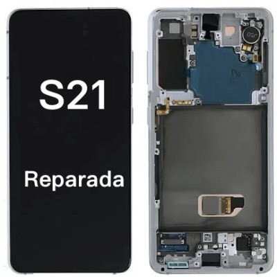 Pantalla Completa Original Desmontaje Para Samsung S21 /G901 Con Marco Negro Pantalla Completa Original Desmontaje Para Samsung S21 /G901 Con Marco Negro