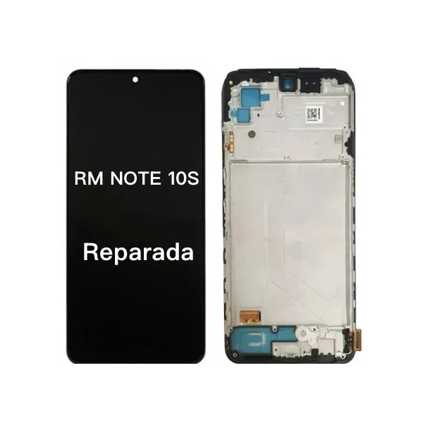 Pantalla Completa Original Reparada Para Redmi Note 10 4G/Redmi Note 10S/POCO M5S Con Marco