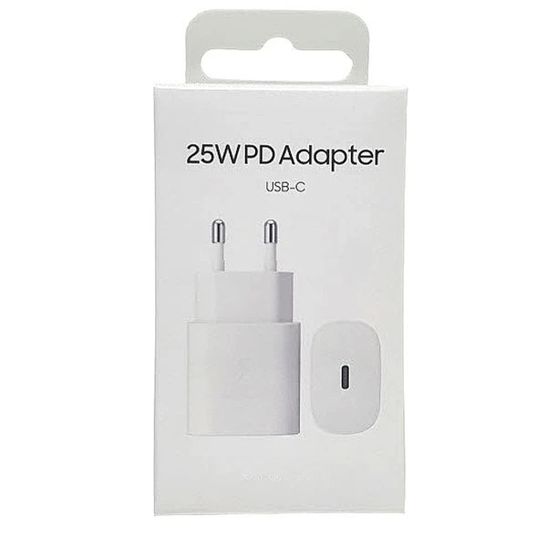 Enchufe De Tipo C 25W Para Samsung  Blanco