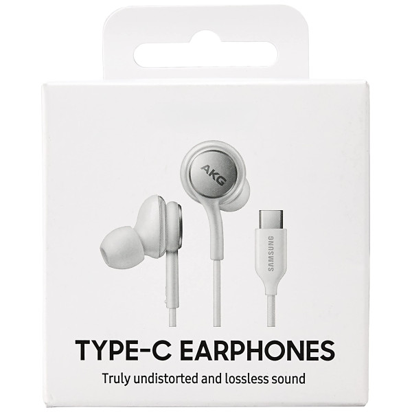 Auricular Con Cable Tipo-C Para Samsung Blanco