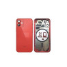Chasis Con Tapa Trasera Para Iphone 12 Roja