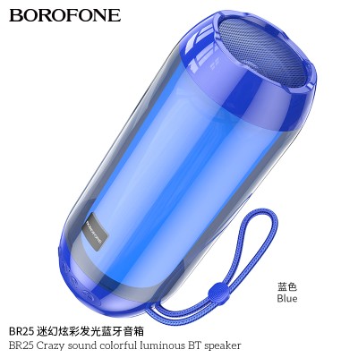 Borofone Br25 Crazy Altavoz Luminoso Colorido Con Bluetooth