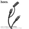 Hoco. U142 Cable Carga/Datos 2in1 (C-C/Mag3)