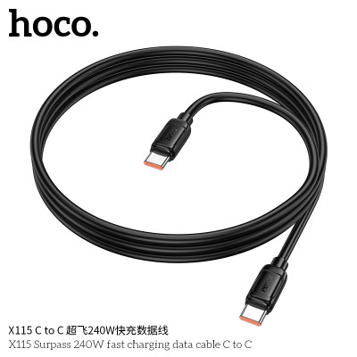 Hoco. X115 Cable Carga/Datos 240W (C-C)