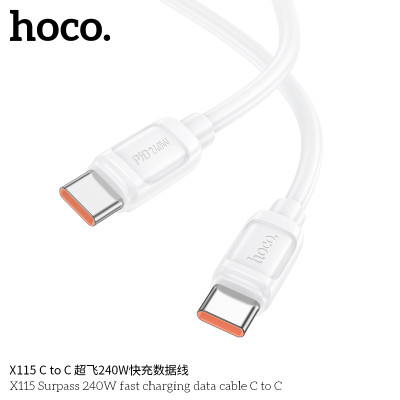 Hoco. X115 Cable Carga/Datos 240W (C-C)