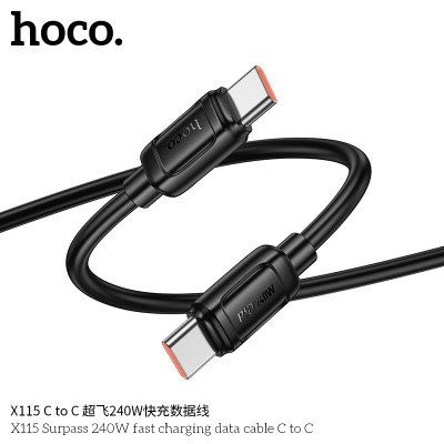 Hoco. X115 Cable Carga/Datos 240W (C-C)