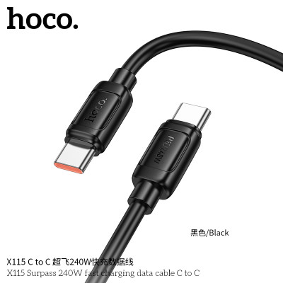 Hoco. X115 Cable Carga/Datos 240W (C-C)