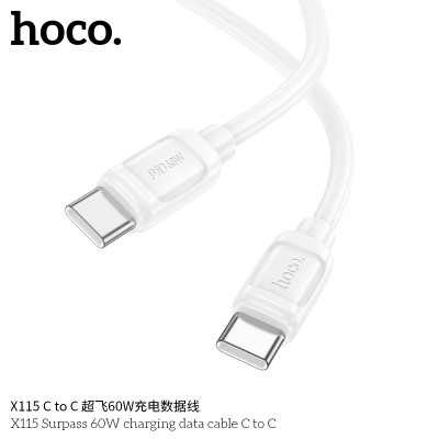Hoco. X115 60W Cable Carga/Datos (C-C)