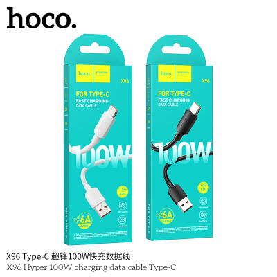 Hoco. X96 100W 6A Cable Carga/Datos (USB-C) Hoco. X96 100W 6A Cable Carga/Datos (USB-C)