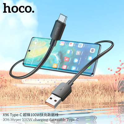 Hoco. X96 100W 6A Cable Carga/Datos (USB-C) Hoco. X96 100W 6A Cable Carga/Datos (USB-C)
