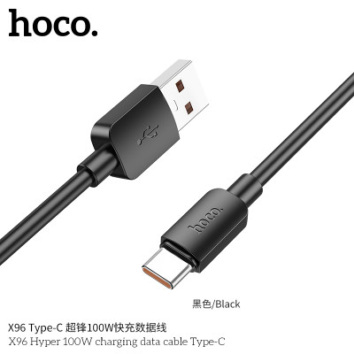 Hoco. X96 100W 6A Cable Carga/Datos (USB-C) Hoco. X96 100W 6A Cable Carga/Datos (USB-C)