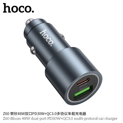 Hoco. Z60 Cargador Coche (PD30w+QC3.0)