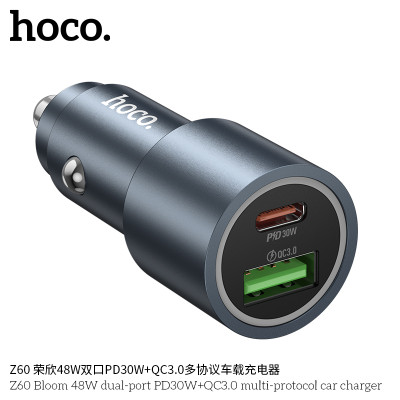 Hoco. Z60 Cargador Coche (PD30w+QC3.0)