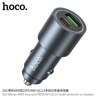 Hoco. Z60 Cargador Coche (PD30w+QC3.0)