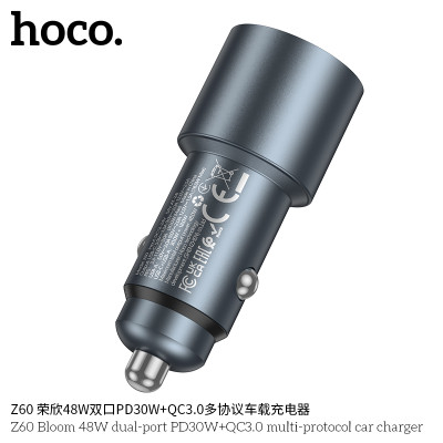 Hoco. Z60 Cargador Coche (PD30w+QC3.0)