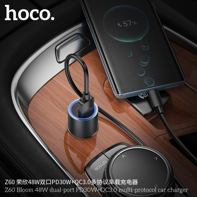 Hoco. Z60 Cargador Coche (PD30w+QC3.0)