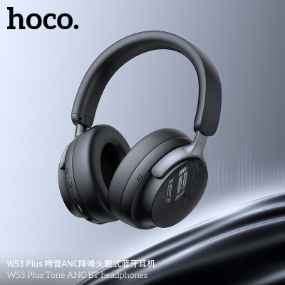 Hoco. W53 Plus ANC Auricular Diadema BT 90h