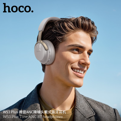Hoco. W53 Plus ANC Auricular Diadema BT 90h