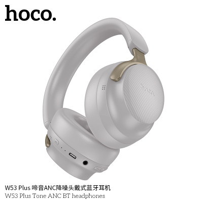 Hoco. W53 Plus ANC Auricular Diadema BT 90h