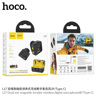 Hoco. L17 Microfono BT Dual (iP/TypeC)