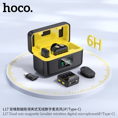 Hoco. L17 Microfono BT Dual (iP/TypeC)