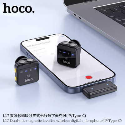 Hoco. L17 Microfono BT Dual (iP/TypeC)