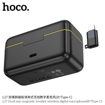 Hoco. L17 Microfono BT Dual (iP/TypeC)