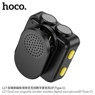 Hoco. L17 Microfono BT Dual (iP/TypeC)