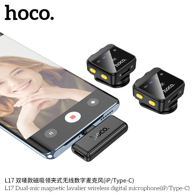 Hoco. L17 Microfono BT Dual (iP/TypeC)
