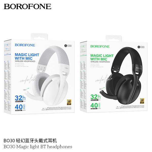 BOROFONE. BO30 Auricular Diadema BT 32h