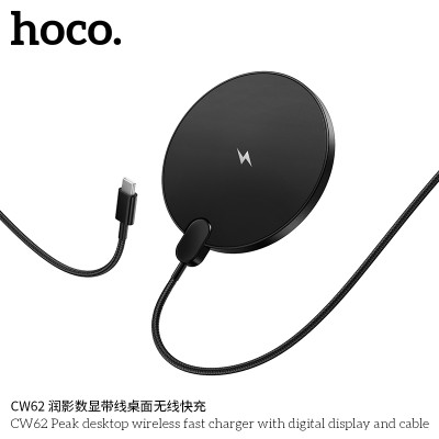 Hoco. CW62 Carga Inalambrico 2in1 Hoco. CW62 Carga Inalambrico 2in1