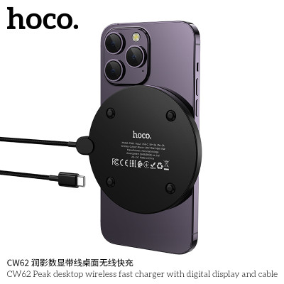 Hoco. CW62 Carga Inalambrico 2in1 Hoco. CW62 Carga Inalambrico 2in1
