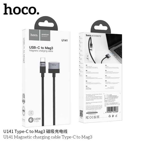 Hoco. U141 Cable Type-C to Mag3